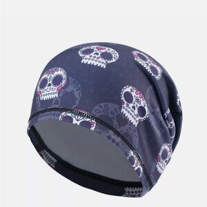 Fashion Unisex Women Men Beanie Hat Skull Fitted Plain Head Wrap Sport Wave Caps